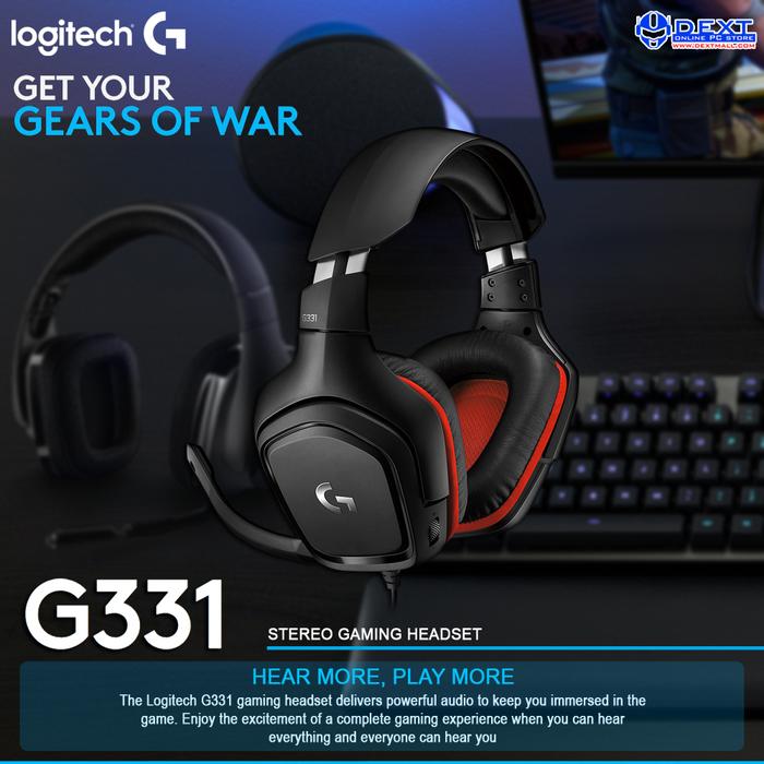 Jual Logitech G331 Stereo Gaming Headset - Jakarta Pusat - DextMall |  Tokopedia