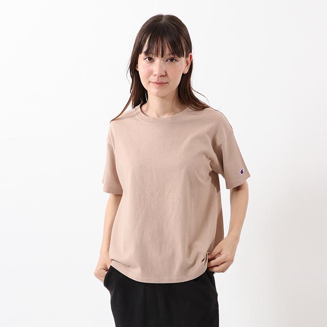 CW-M322 KAOS CHAMPION WOMEN'S TSHIRT BROWN WHITE BLACK PINK ORIGINAL  black, MEDIUM