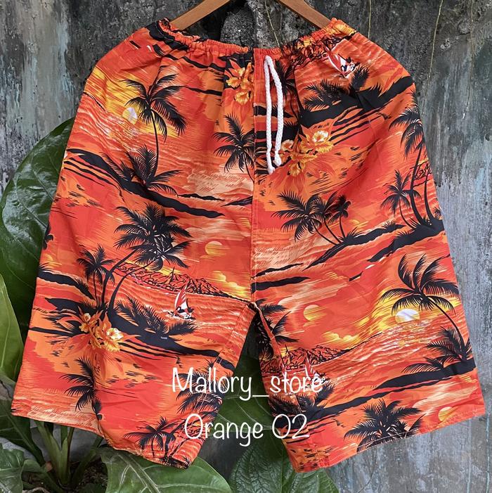 Gambar Celana Pantai Bali / Celana Pantai Pria - Orange, Panjang 56 dari Store Mallory undefined Tokopedia