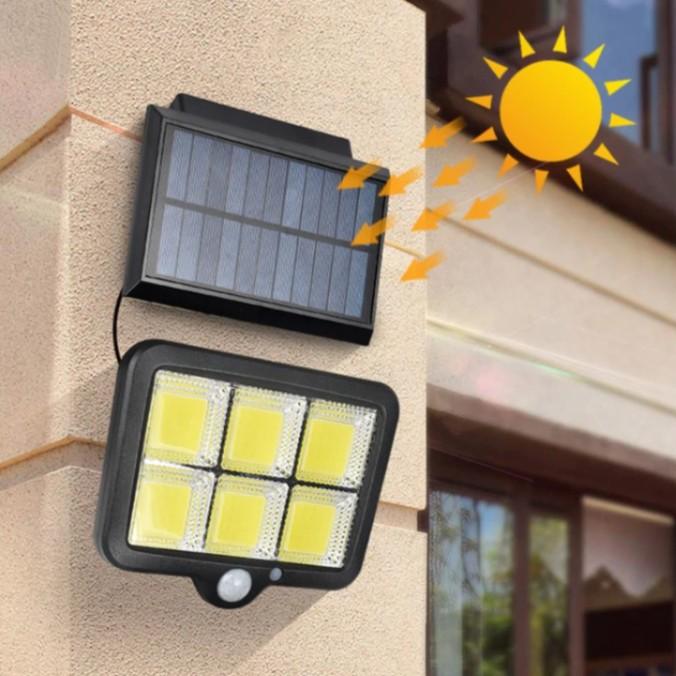 Gambar LAMPU TENAGA SURYA MATAHARI SOLAR CELL COB w/ PIR Motion Sensor Gerak - Model A dari TOKO DUNIA OUTDOOR undefined Tokopedia
