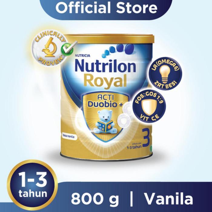 Gambar NUTRILON ROYAL 3 SUSU PERTUMBUHAN 1-3 THN VANILA 800 GRAM dari Harapan baru 2020 undefined Tokopedia