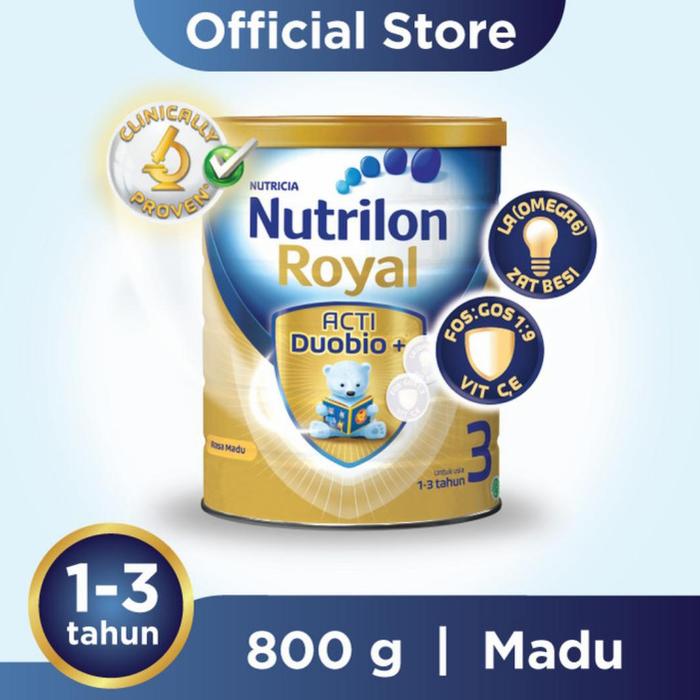 Gambar NUTRILON ROYAL 3 SUSU PERTUMBUHAN 1-3 THN MADU 800 GRAM dari Harapan baru 2020 undefined Tokopedia
