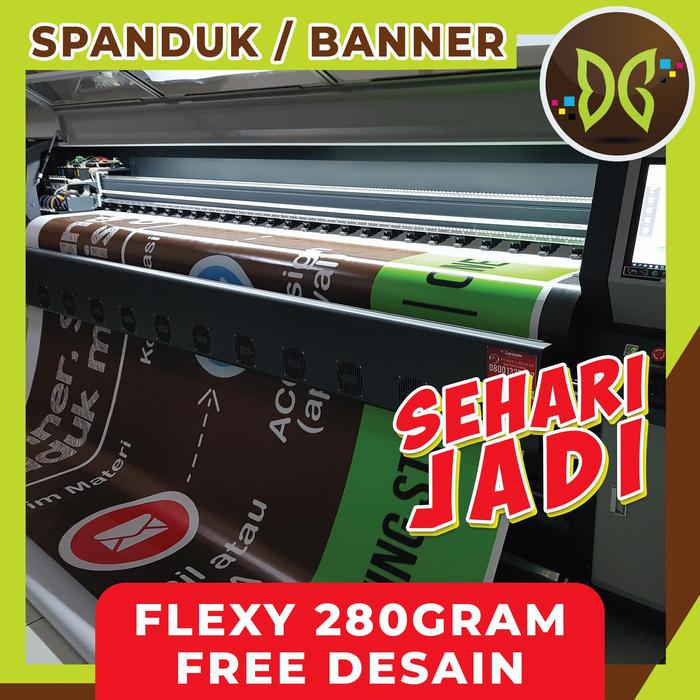 Gambar Cetak/Print Banner/ Spanduk/ Baliho - Flexy 280gram dari CV Daraya Grafika undefined Tokopedia