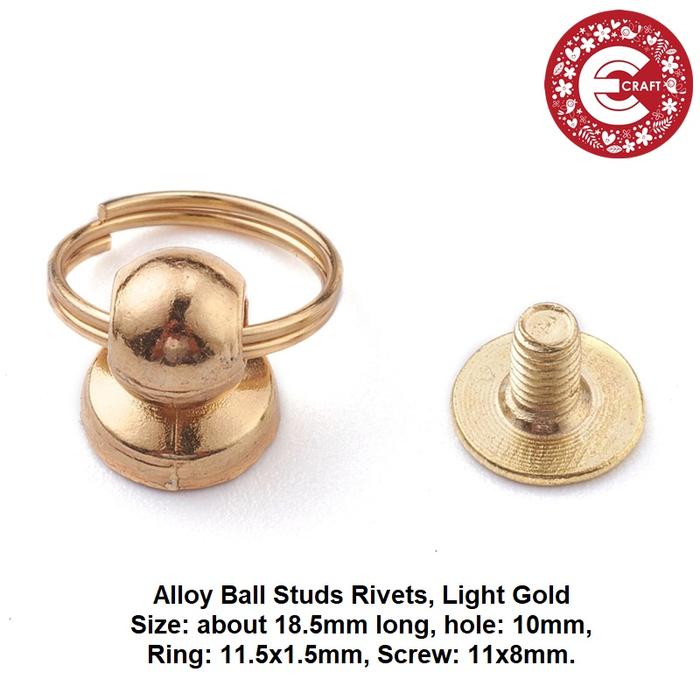 Gambar BAUT DENGAN DOUBLE RING TALI LANYARD HANDPHONE - LIGHT GOLD dari EC CRAFT undefined Tokopedia