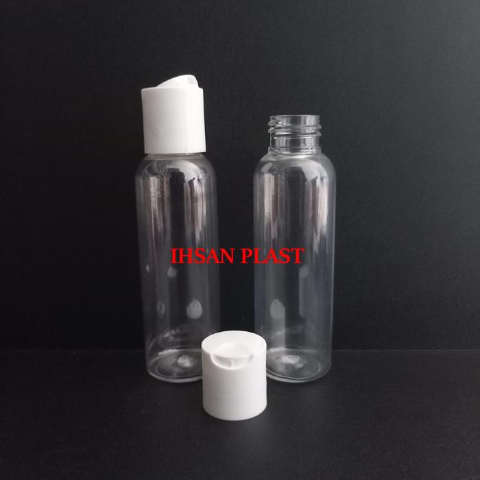 Gambar BOTOL PET DISCTOP 100 ML - Putih dari Ihsan Plast undefined Tokopedia
