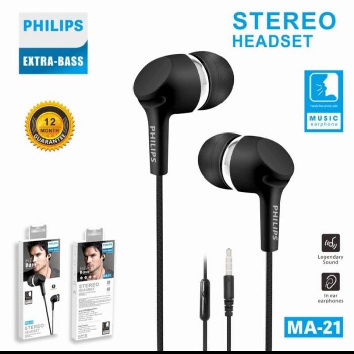 HF/HEADSET PHILIPS MA 21 EXTRA BASS 