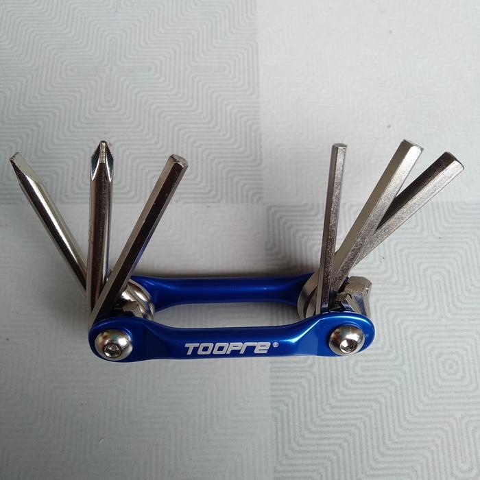 Gambar Tool kit alat kunci portable multifungsi L set darurat sepeda - Toopre 6 kunci dari Munky Bike undefined Tokopedia