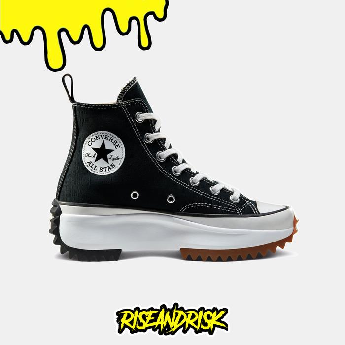 Converse Run Star Hike Lugged Black White ORIGINAL 35 - Main Image