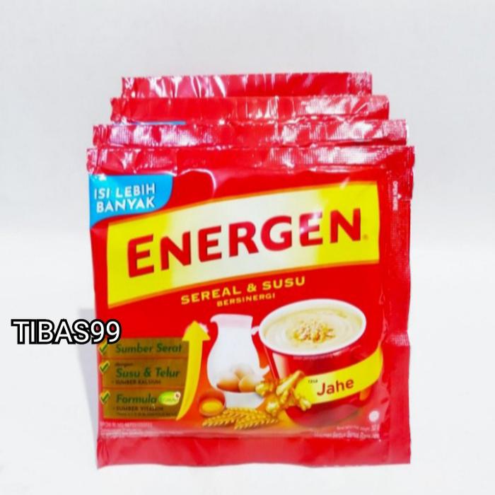 Gambar ENERGEN RASA JAHE 29 GR 1 SASET ISI 10 PCS dari WARUNG Tibas99 undefined Tokopedia