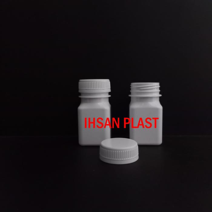 Gambar BOTOL CAPSULE KOTAK ISI 30 - Putih dari Ihsan Plast undefined Tokopedia