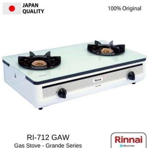 Jual Kompor Rinnai RI712GAB/W Tempered Glass (Kaca) - Putih - Kota  Palembang - Mitra Elektrik Plb | Tokopedia