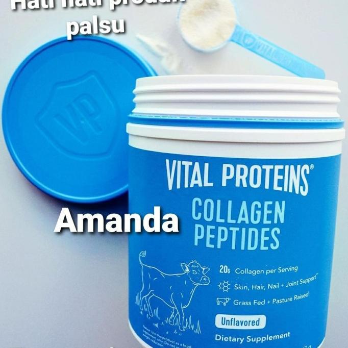 Gambar [TERLARIS] VITAL PROTEINS COLLAGEN PEPTIDES UNFLAVORED 1.25 LBS 567 GR - 284 gram 10 oz dari 78garden undefined Tokopedia