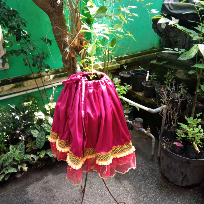 Gambar Rok kain untuk Tulasi puja 2 - Hijau dari Bhaktilata Store undefined Tokopedia