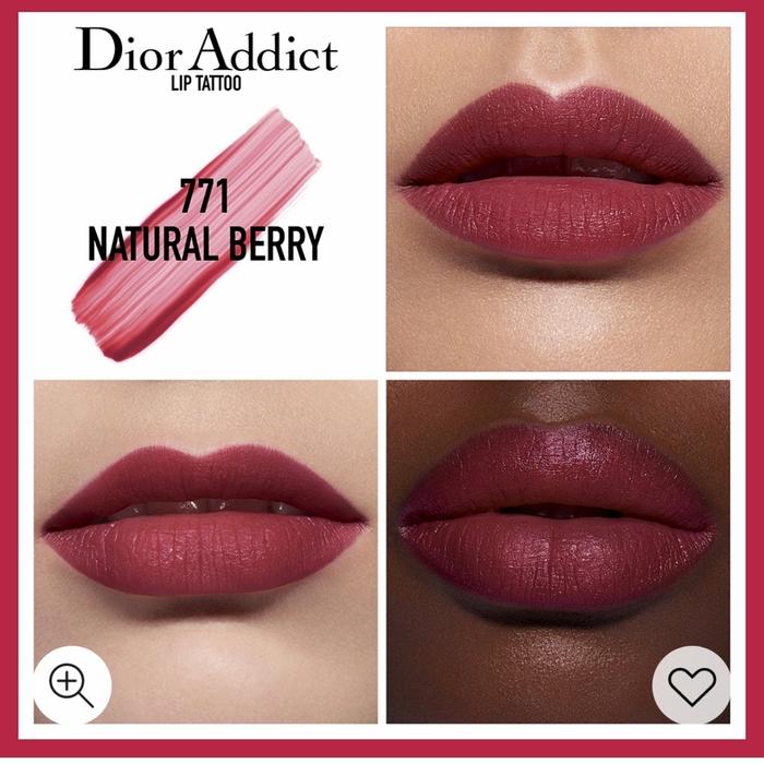 Lip Stain Dior Lip Tattoo 771 Natural Berry Natural Coral Dior Lip