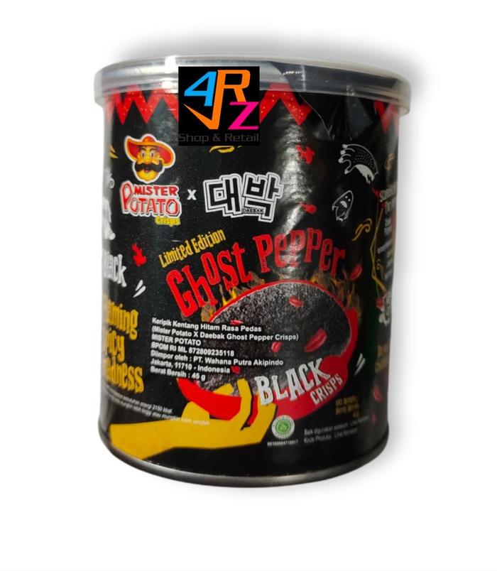 Gambar MISTER POTATO / KERIPIK KENTANG / KERIPIK PEDAS HOT JELETOT - BLACK PEPPER dari Arraza Shop undefined Tokopedia