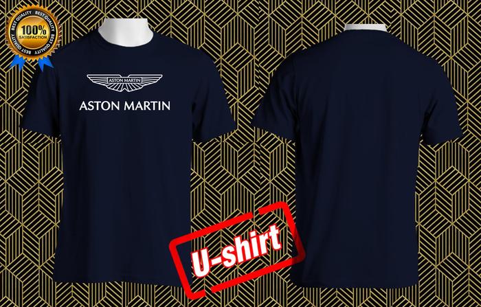 Gambar Baju Kaos Tshirt ASTON MARTIN Murah Keren COSTUMERCH - NAVY, XL dari U Shirt undefined Tokopedia