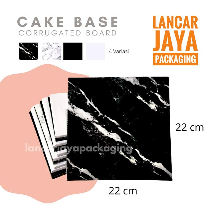 Gambar Alas Kue Tart 22 CM Tatakan Cake Board Corrugated Alas Pudding Roti dari Lancar Jaya Packaging undefined Tokopedia