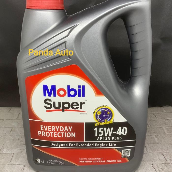 Gambar OLI MESIN MOBIL 1 SUPER 1000 15W 40, API SN PLUS, GLN 4 LTR, 100% ASLI dari Panda Auto Indonesia undefined Tokopedia