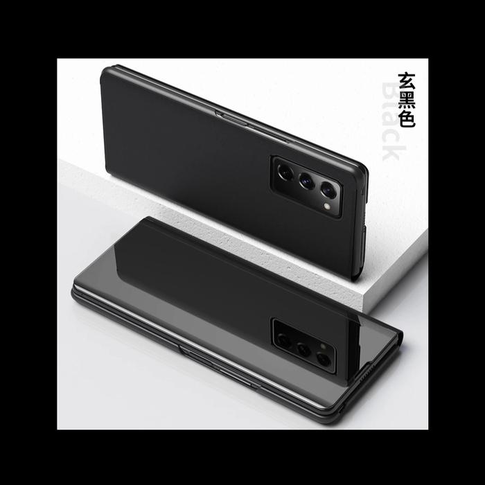 Gambar Flip Case Samsung Galaxy Z Fold2 5G - Clear View Cover Mirror Casing - Hitam dari Univers Sale undefined Tokopedia