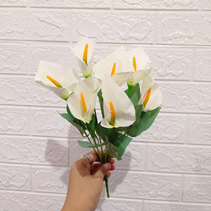 Gambar Bunga Kala lili Cala Lily X7 4234 - Kuning dari Grandezzagift undefined 3 Tokopedia