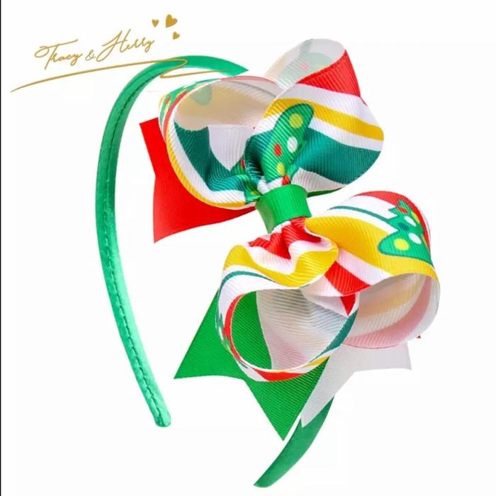 Gambar bando natal anak aksesoris natal bando christmas - Hijau dari she style shop undefined Tokopedia