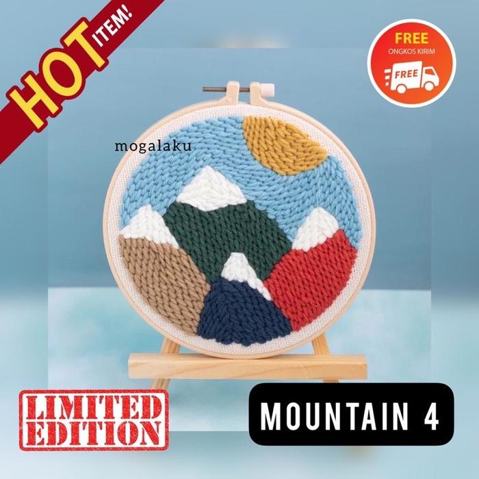 Gambar Diy embroidery punch needle - mountain 4 dari mogalaku.id undefined Tokopedia