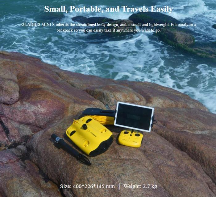 Gambar GLADIUS MINI S Underwater Drone 200m Flashpack dari hascomagicsky undefined Tokopedia