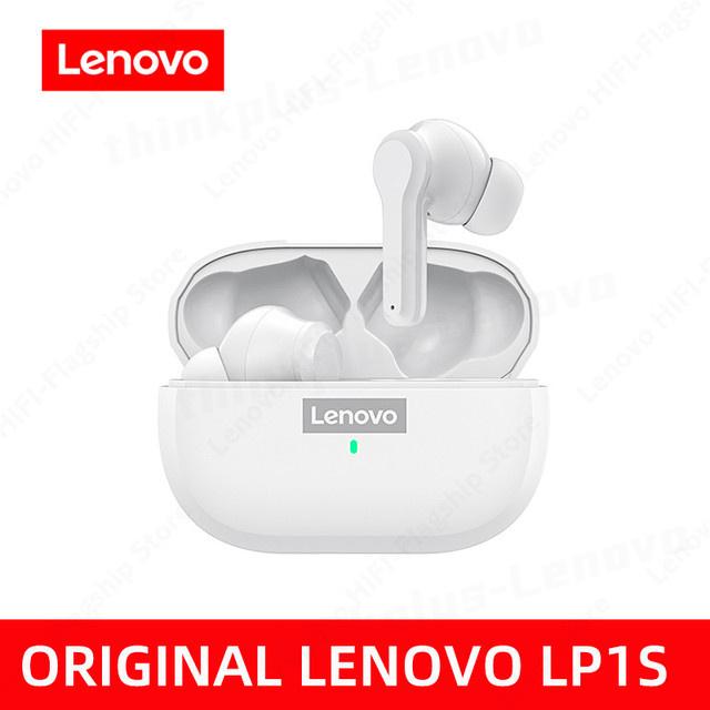 Gambar Lenovo LP1S True Wireless Bluetooth Earphone TWS Noise Reduction - Putih dari ERAZER Audio Shop undefined Tokopedia