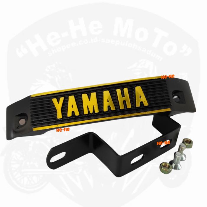 Gambar KUMIS YAMAHA+DUDUKAN BESI PNP KUMIS KUCING RXS RXK RX KING ALUMUMIUM - Gold dari HeheMoto undefined Tokopedia