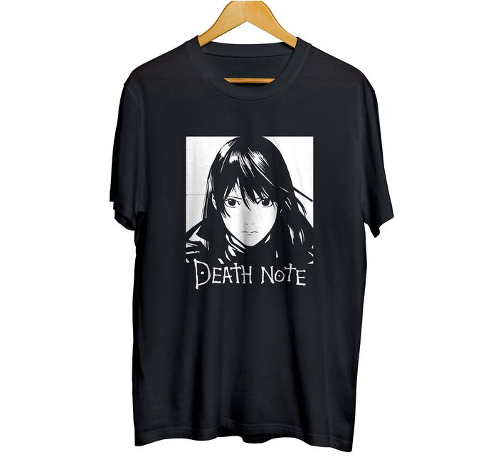 Gambar Kaos distro anime MAKI NAOMI MISORA - DEATH NOTE 100% cotton combed30s - Hitam, XXL dari mangjapan undefined Tokopedia
