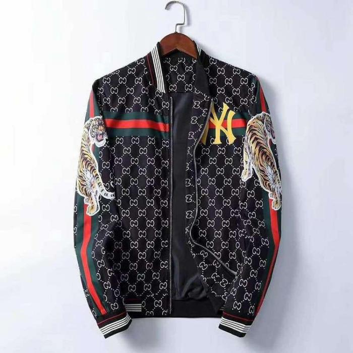 Gambar jaket bomber pria branded gucy premium mirror - Hitam, M dari twentyfourel undefined Tokopedia