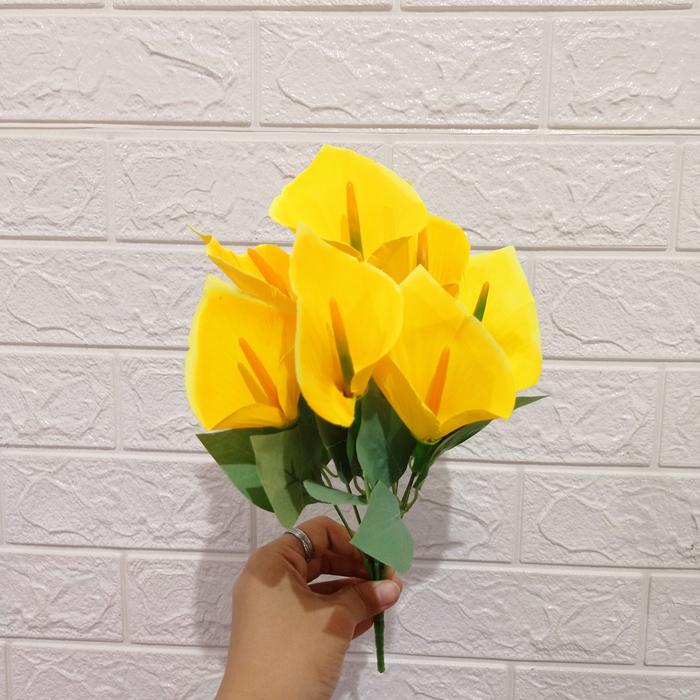 Gambar Bunga Kala lili Cala Lily X7 4234 - Kuning dari Grandezzagift undefined 4 Tokopedia