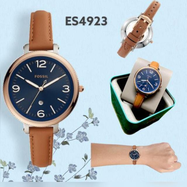 Jual Jam Fos ES4923 Monroe leather 