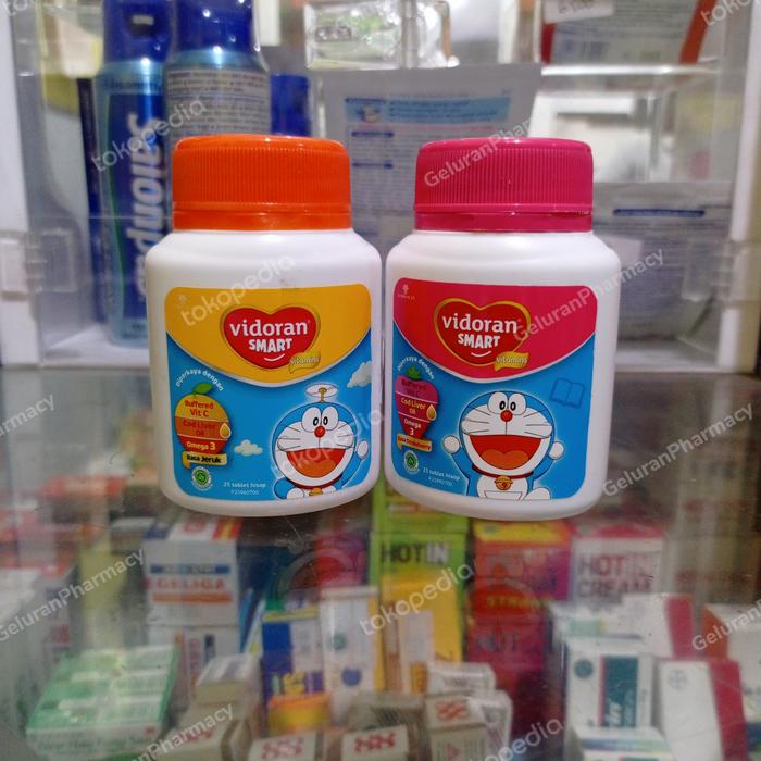 Gambar vidoran smart tablet hisap 25s vitamin anak - jeruk dari Apotek Geluran undefined Tokopedia