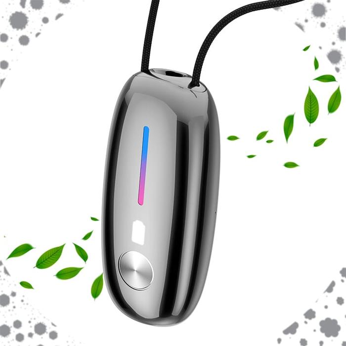 Gambar Portable Air Purifier Necklace/ Kalung Pembersih Udara Covid - Black dari Lapak CnR undefined Tokopedia