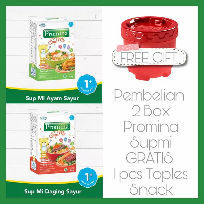 Gambar PROMO PROMINA Supmi Ayam Sayur atau Daging Sayur x 2box dari Toko JLA undefined Tokopedia
