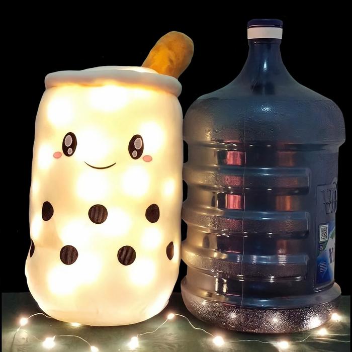 Gambar Boneka super jumbo LED BOBA BROWN SUGAR boneka boba jumbo 60cm/boneka - cream dari London store_NEW undefined Tokopedia