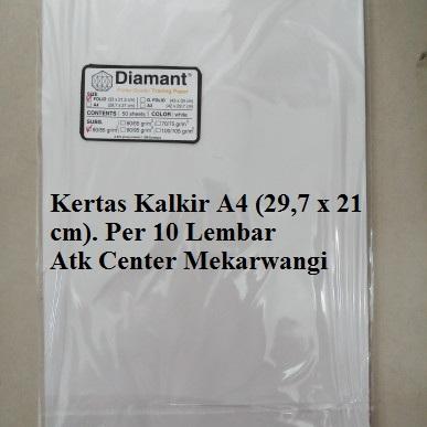 Gambar Kertas Kalkir A4 (29,7 x 21 cm ) 80/85 gr-m2 / Tracing Paper Uk A4 / dari ATK Center Mekarwangi undefined Tokopedia