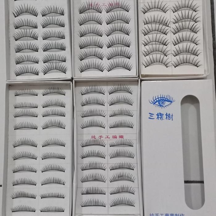 Gambar bulu mata palsu import eyelash 10pasang dari cmjshop undefined Tokopedia