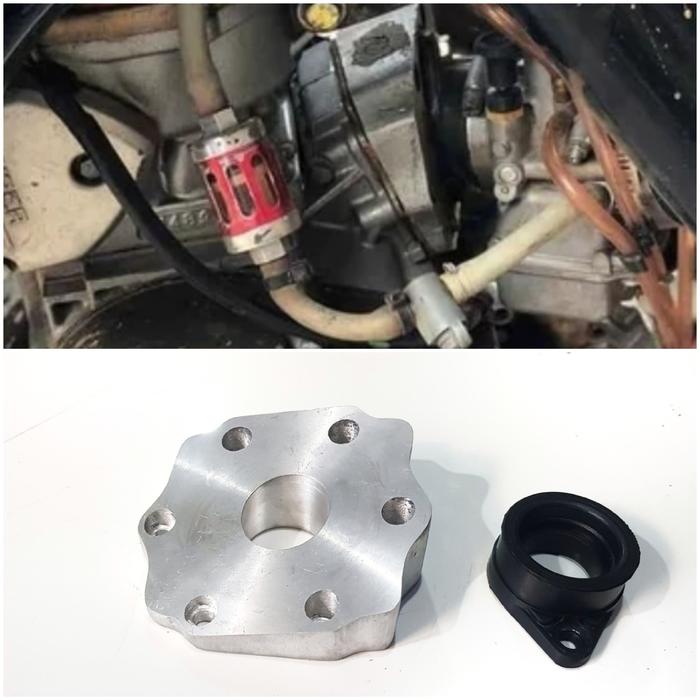 Gambar Intake Manifold Ninja GTX Miring Gasratrack Motocross Manifol dari BBJ Product undefined Tokopedia