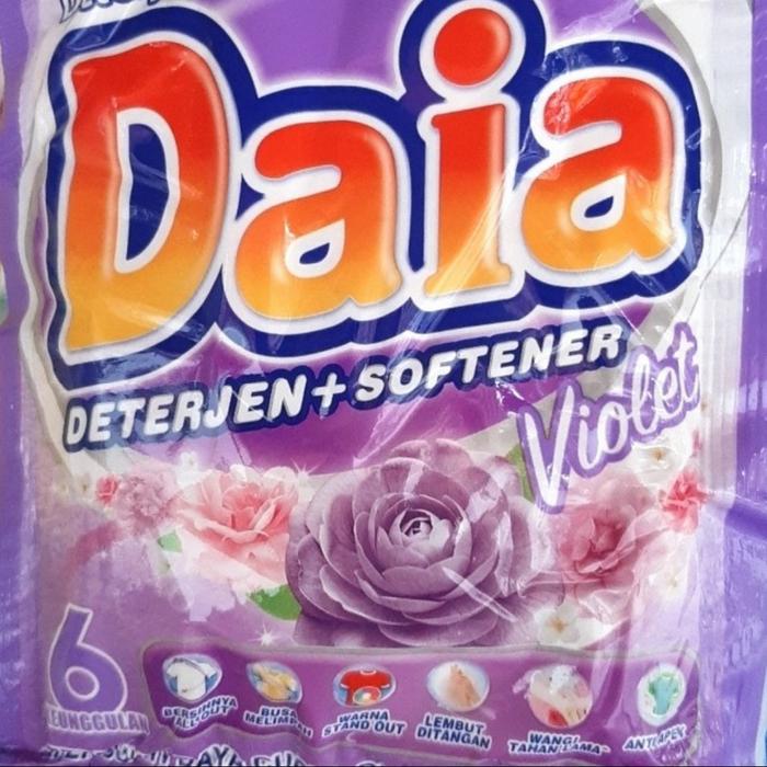 Gambar RINSO,DAIA,JAZ 1,SOKLIN,BUBUK SACHET 1000 1RCNG ISI 6pcs [READY] - Daia violet dari TOKO LULU 66 undefined Tokopedia