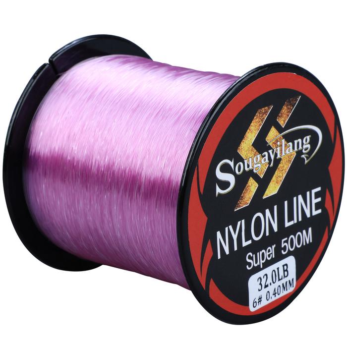 Gambar Sougayilang 1-8 # 500M Nylon Fishing Line 4 Strands Nylon Fishing Line - Merah Muda, 2.0 # - 0.23mm dari sougayilang official shop undefined Tokopedia