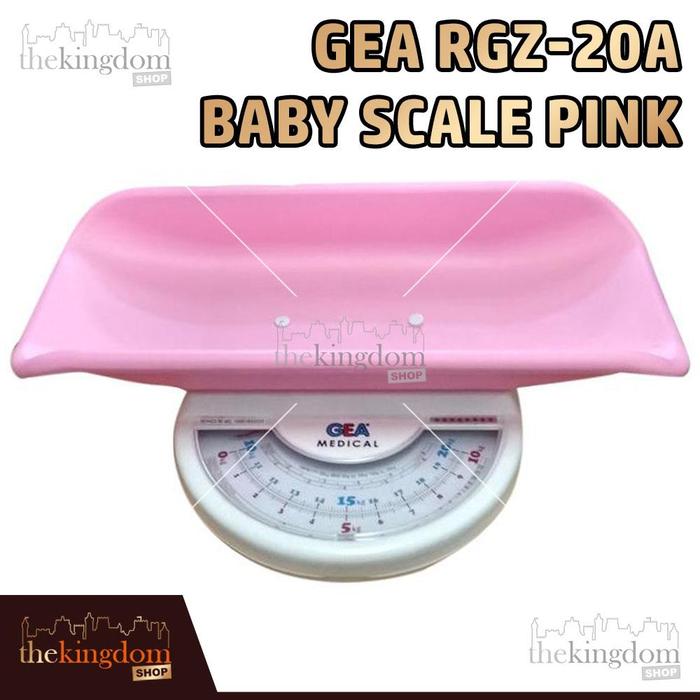 Gambar GEA RGZ-20A Baby Scale Timbangan Bayi Manual Analog RGZ20A - Pink, Packing Plastik dari The Kingdom Shop undefined Tokopedia
