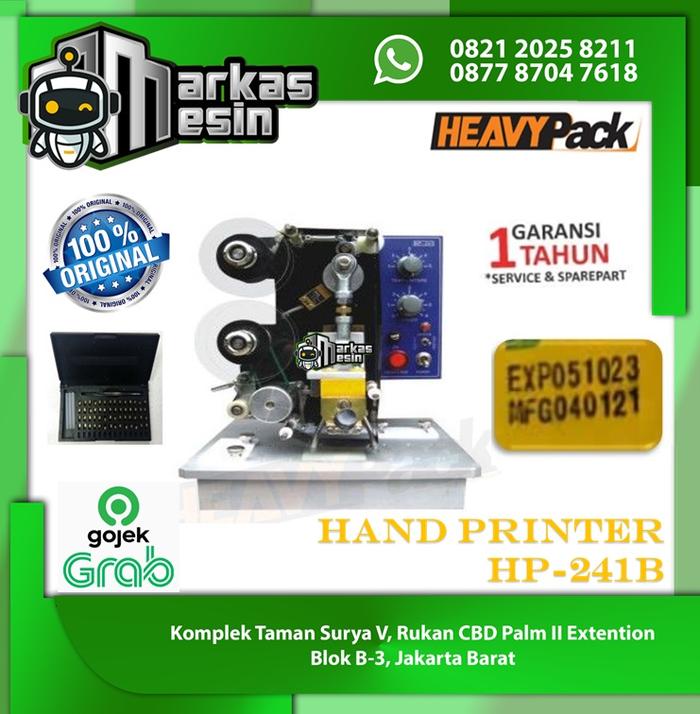 Jual Hot Code Printer Mesin Cetak Expired Date HP-241B HEAVYPACK ...