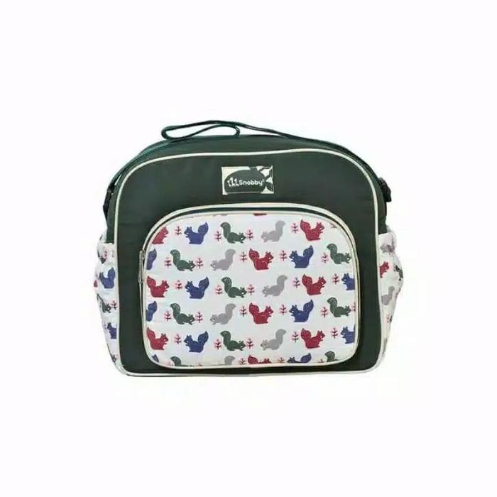 Gambar Tas Bayi Medium Snobby Squirel Swan Series / Diaper Bag / Kado Bayi - Squirel hijo dari sweety bb_shop undefined Tokopedia