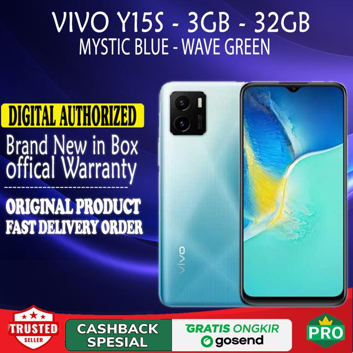 Gambar VIVO Y15S [32GB/32GB] RAM 3GB ROM 32GB BLUE GREEN - Wave Green dari New Digital Authorized undefined Tokopedia