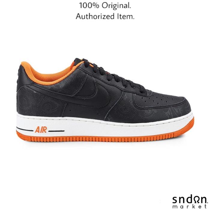 Sepatu Black And Orange Air Force Sepatu Air Force White-total