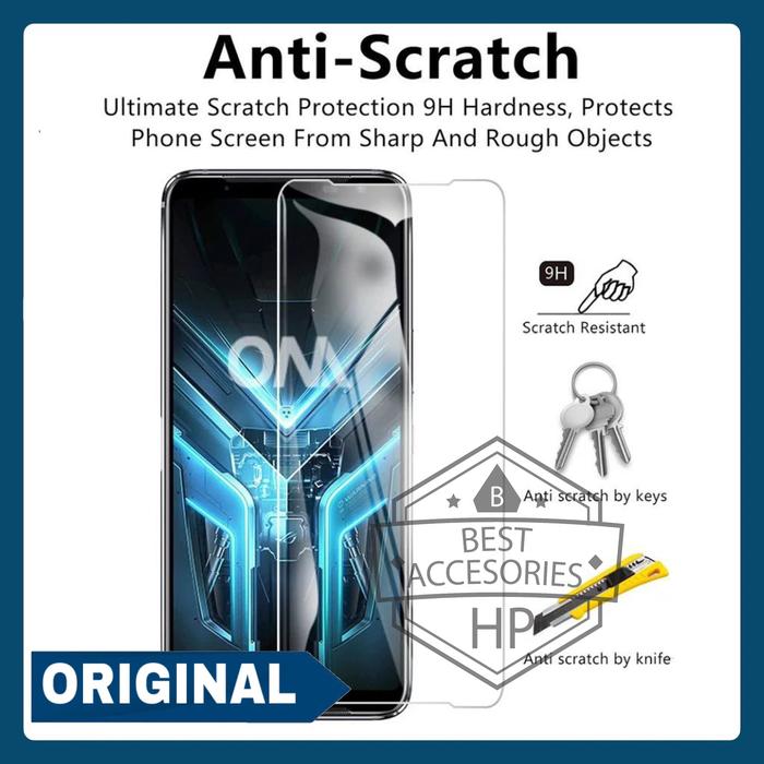 Gambar ASUS ROG PHONE 3 ZS661KS TEMPERED GLASS CLEAR SCREEN GUARD COVER FILM - ROG PHONE 3, CLEAR dari Best Accesories Hp undefined Tokopedia