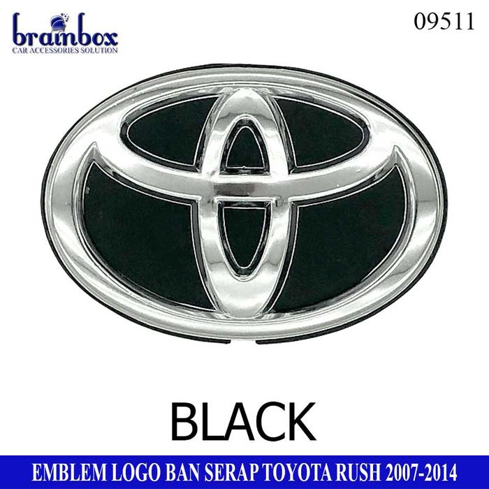 Gambar Emblem Logo Ban Serep Serap Chrome Toyota Rush 2007-2014 Tutup Ban - Hitam dari Brainbox Car and Home undefined Tokopedia