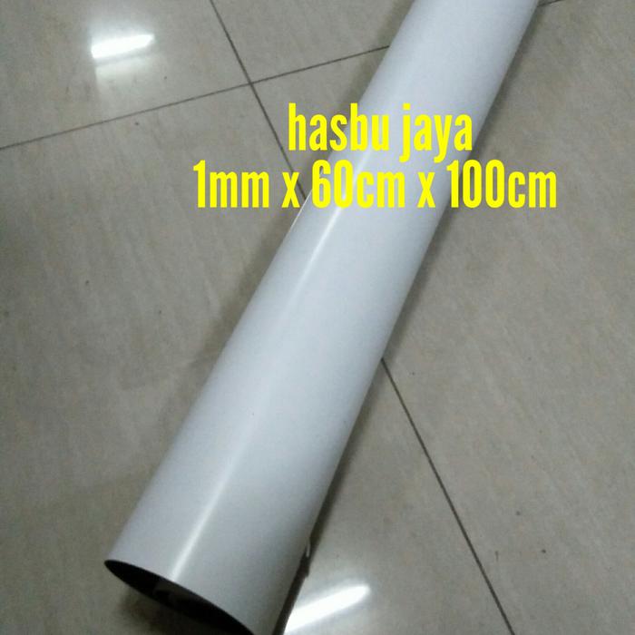 Gambar Rubber magnet-magnet sheet-magnet lembaran warna putih 1mm x 60cm - Putih dari Hasbu Jaya undefined Tokopedia